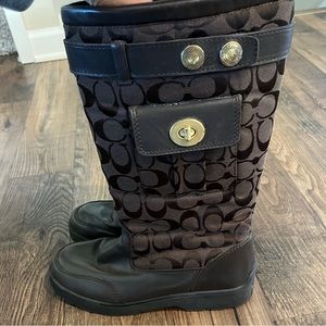 Coach boots, very good condition!
